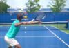 Alexander Zverev Forehand Slow Motion Court Level View – ATP Tennis Forehand Technique