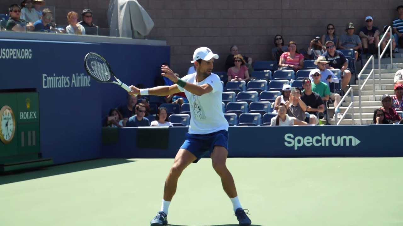 Novak Djokovic Forehand Slow Motion  Video  Love Tennis