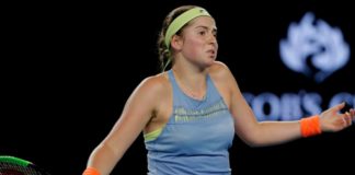 Jelena Ostapenko unhappy with Hawk-Eye Live
