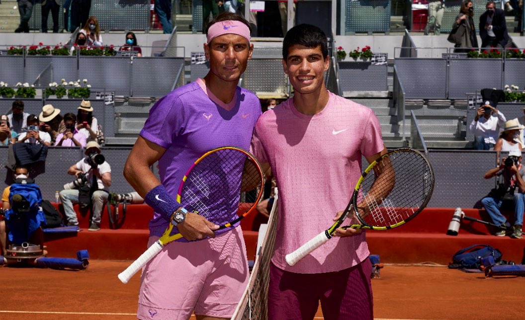 Carlos Alcaraz gets Rafael Nadal masterclass on 18th birthday - Madrid