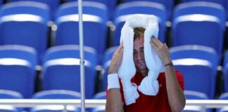 Brutal heat in Tokyo leads to another player retirement