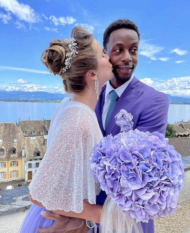 FIRST LOOK Gael Monfils, Elina Svitolina get married