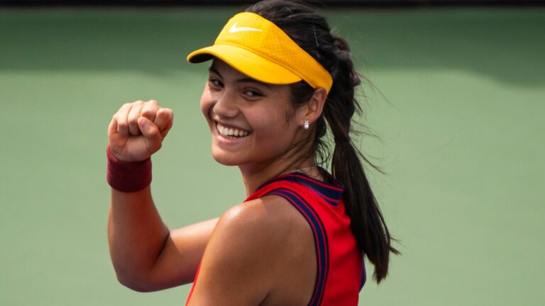 Teenager Emma Raducanu equals US Open record