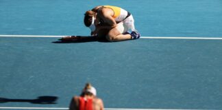 Alize Cornet overcomes brutal heat, Simona Halep