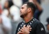 Jo-Wilfried Tsonga bids emotional farewell at French Open