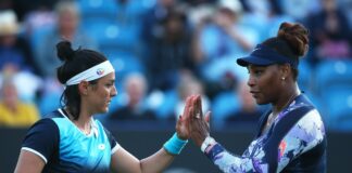 Eastbourne: Serena Williams return cut short