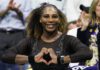 Serena Williams sparkles in diamond-encrusted ensemble