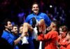 Roger Federer bids emotional farewell