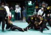 Davis Cup: Protesters interrupt Croatia-Spain clash