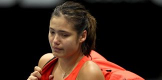 Emma Raducanu leaves court in tears